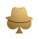SlotMafia Casino Logo mit goldenem Fedora